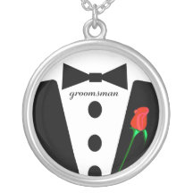 Collar del lazo negro del padrino de boda