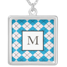 Collar del monograma de Argyle