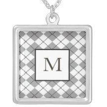 Collar del monograma de Argyle