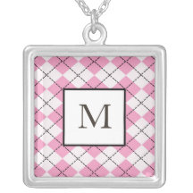 Collar del monograma de Argyle