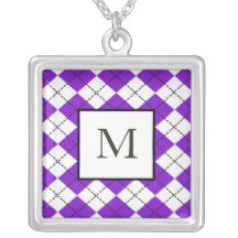 Collar del monograma de Argyle