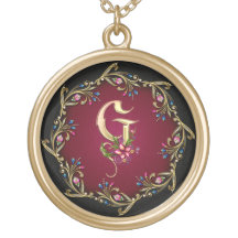 Collar del monograma de G