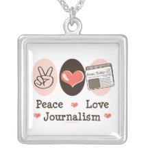 Collar del periodismo del amor de la paz