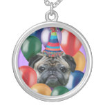 Collar del perro del barro amasado del feliz cumpl
