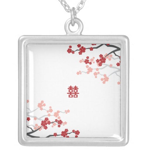collar doble rojo de la felicidad de Sakuras del f