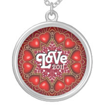 Collar eterno 2011 del círculo del amor de los cor