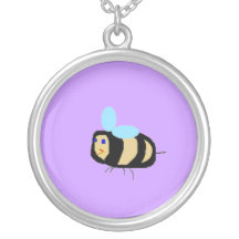 Collar feliz de la abeja
