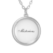 Collar impreso plata