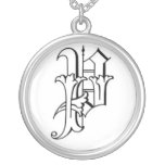 Collar inglés viejo de la inicial P