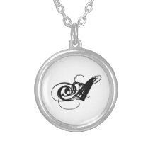 Collar inicial elegante 'A