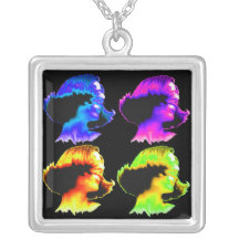 Collar lindo retro del pelo
