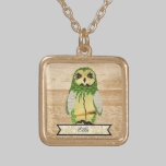 Collar personalizado búho gitano del jade collares