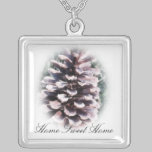 Collar personalizado cono del pino collares