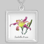 Collar personalizado Daylily de la araña collares