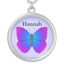 Collar personalizado de la mariposa