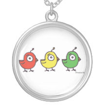 Collar redondo de 3 pequeños chirridos