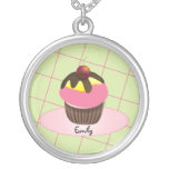 Collar rojo lindo del personalizable de la cereza 