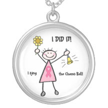 Collar rosado de Chemo Bell de la cinta