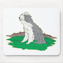 Collie barbudo alfombrilla de ratones