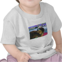Collie barbudo camiseta