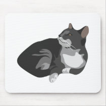 Colocación del gato alfombrillas de raton 