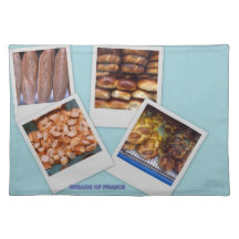 Colocación del pan manteles individuales