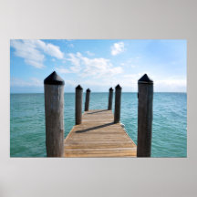 Colocación en el muelle poster