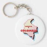 Colombia fresca llavero personalizado