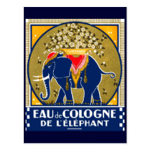 Colonia 1925 De L'Elephant Tarjetas Postales