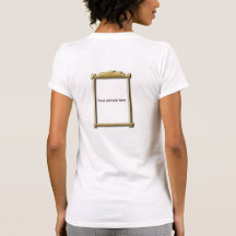 Coloque su propia camisa del diseño del marco
