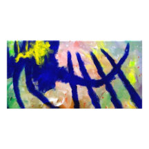 Color abstracto de Piliero Tarjeta Personal