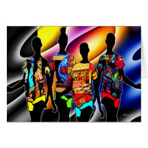Color africano felicitacion 