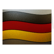 Color-Cromo de la bandera de Alemania Tarjetas