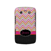 Color de fondo de PixDezines Chevron/DIY Blackberry Bold Funda