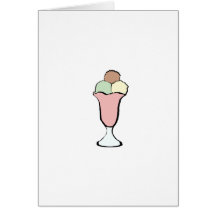 Color de la historieta de domingo del helado felicitaciones