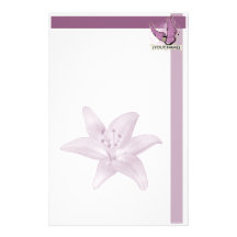 Color de malva personalizada de los efectos de esc  papeleria de diseño