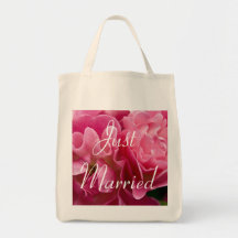 Color de rosa:: Apenas casado casando el bolso Bolsas De Mano