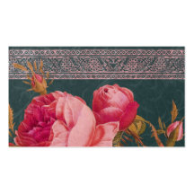 COLOR DE ROSA BOHEMIO en ROSA ATRACTIVO y AZUL del Tarjeta De Negocio