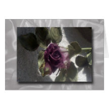 Color de rosa intemporal tarjeton