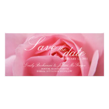 Color de rosa rosado • Ahorre la invitación de la 