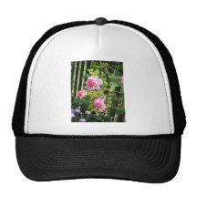 Color de rosa rosado gorro de camionero