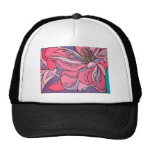 Color de rosa salvaje gorra