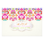 Color del damasco el | DIY de Isabel del color del invitaciones