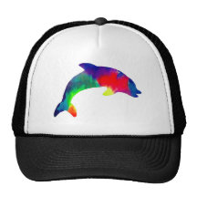 Color del delfín gorro
