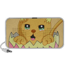 Color Naranja de Lindo Gatito Altavoces