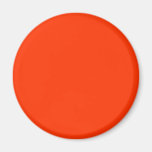 Color rojo sólido FF3300 del Web del fondo Iman Para Frigorífico