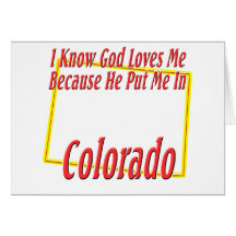 Colorado - dios me ama felicitación