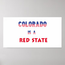Colorado es un estado rojo impresiones
