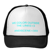 COLOREAMOS FUERA DEL LINES<3, ANDI$CENE<333 GORRO DE CAMIONERO