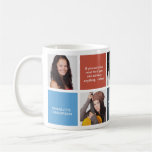 Coloree la foto personal del personalizado del gra taza